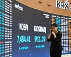 Asian stocks fall as US and Iran exchange fire – business live